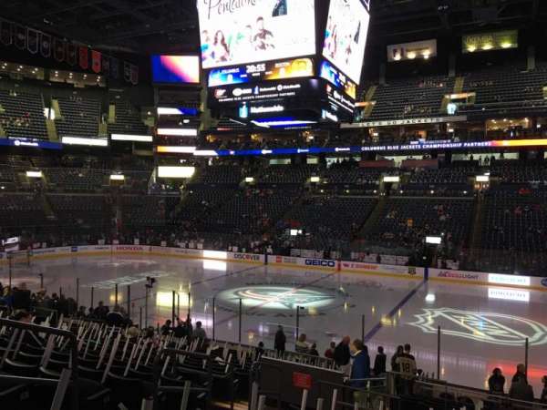 Nationwide Arena, section: 113, row: U, seat: 16