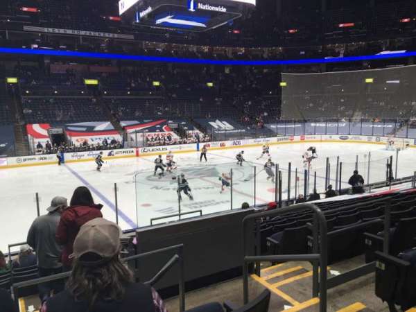 Nationwide Arena, section: 116, row: Q, seat: 3