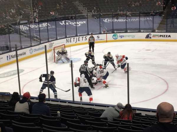 Nationwide Arena, section: 116, row: Q, seat: 3