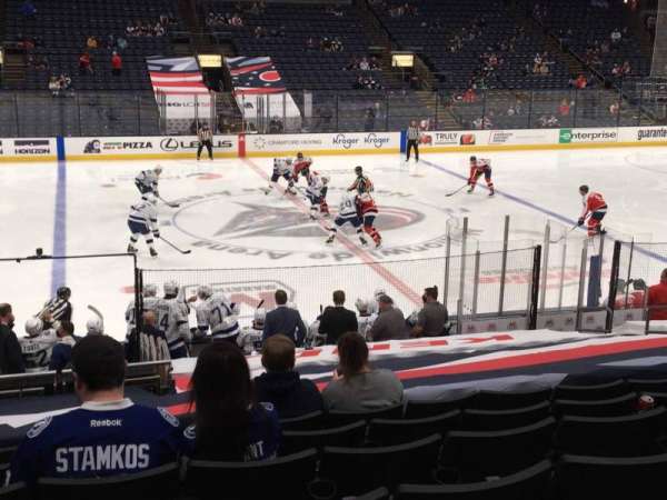 Nationwide Arena, section: 104, row: S, seat: 14