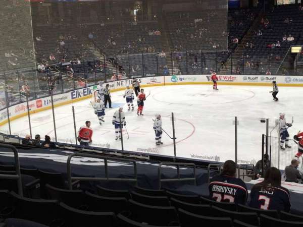 Nationwide Arena, section: 104, row: S, seat: 14