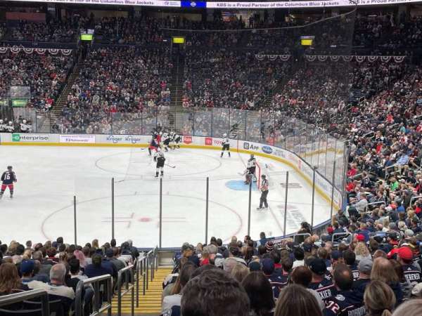 Nationwide Arena, section: 112, row: V, seat: 25