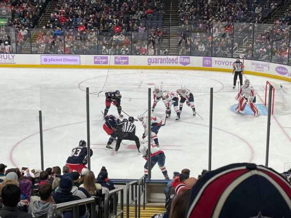 Nationwide Arena, section: 112, row: R, seat: 21