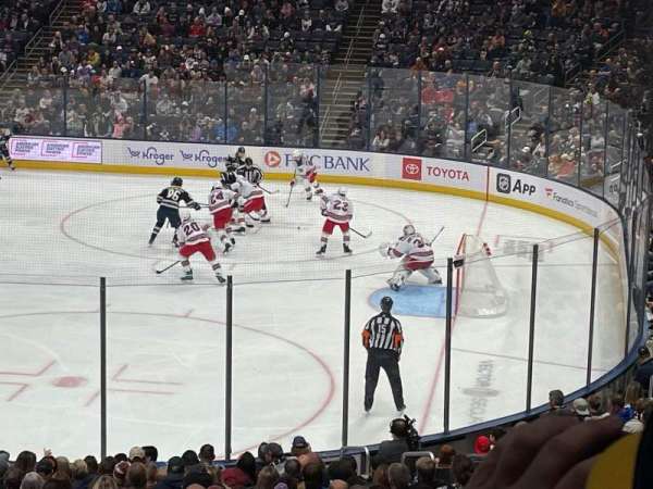Nationwide Arena, section: 112, row: X, seat: 14