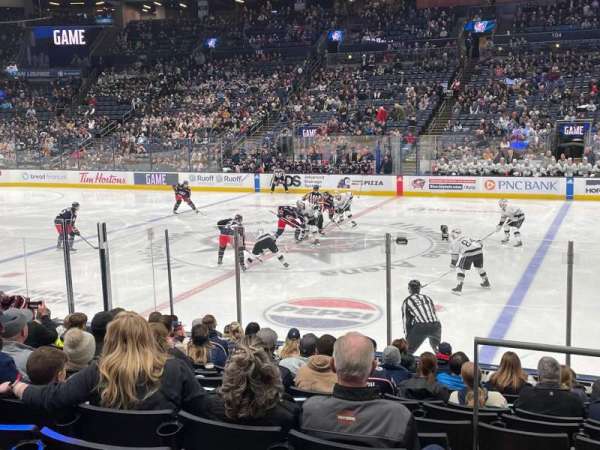 Nationwide Arena, section: 114, row: N, seat: 1