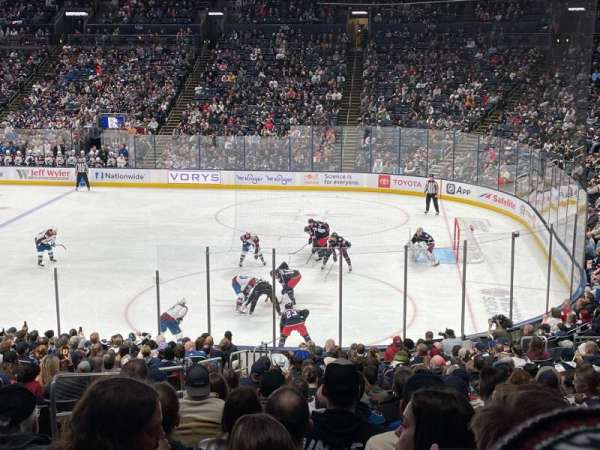 Nationwide Arena, section: 112, row: Y, seat: 23