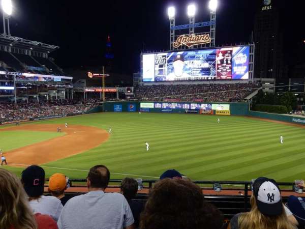 Progressive Field, section: 332, row: D, seat: 5