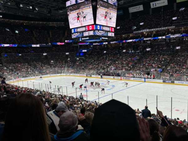 Nationwide Arena, section: 112, row: Y, seat: 18