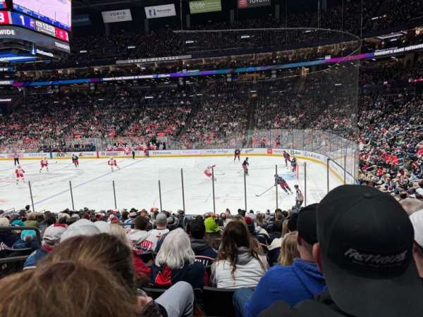 Nationwide Arena, section: 112, row: S, seat: 18