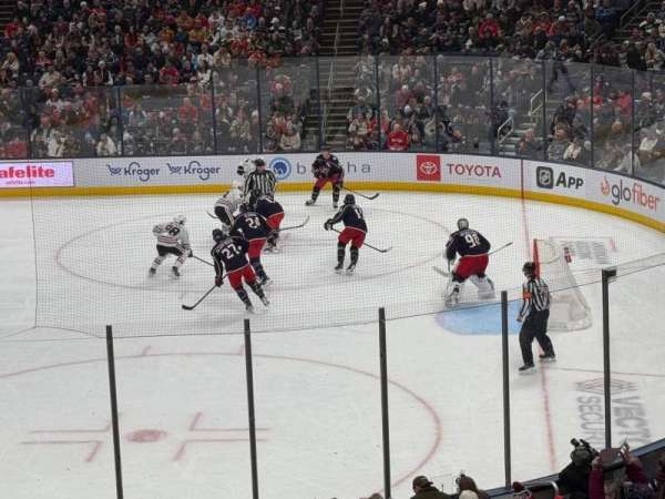 Nationwide Arena, section: 112, row: Y, seat: 20