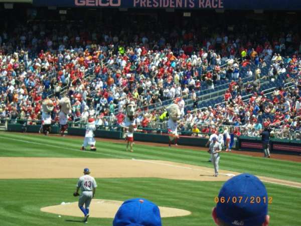 Nationals Park, section: 115, row: DD, seat: 18