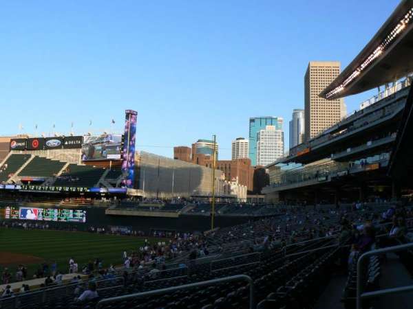 Target Field, section: 111, row: 14, seat: 7