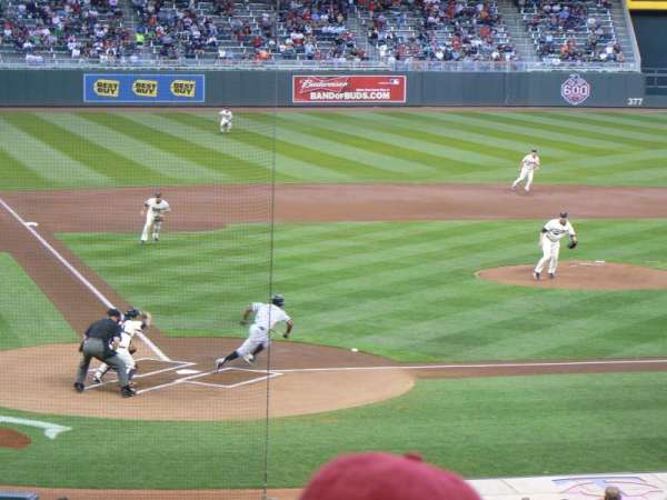 Target Field, section: 111, row: 14, seat: 7