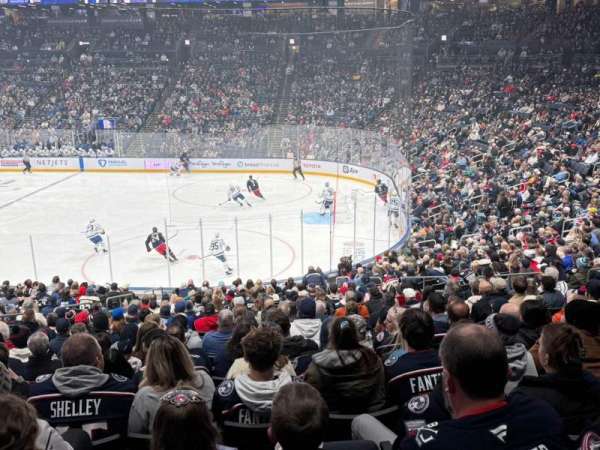 Nationwide Arena, section: 112, row: Y, seat: 17