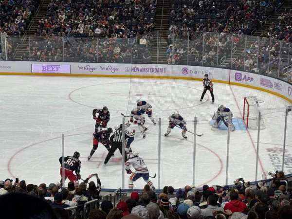 Nationwide Arena, section: 112, row: X, seat: 25
