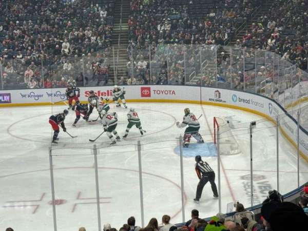 Nationwide Arena, section: 112, row: W, seat: 22