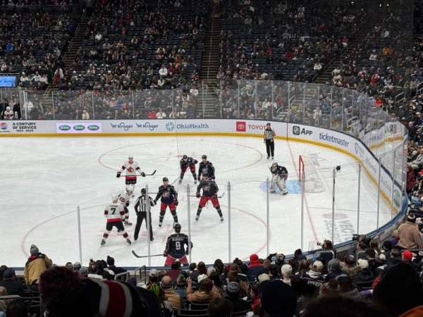 Nationwide Arena, section: 112, row: Y, seat: 24