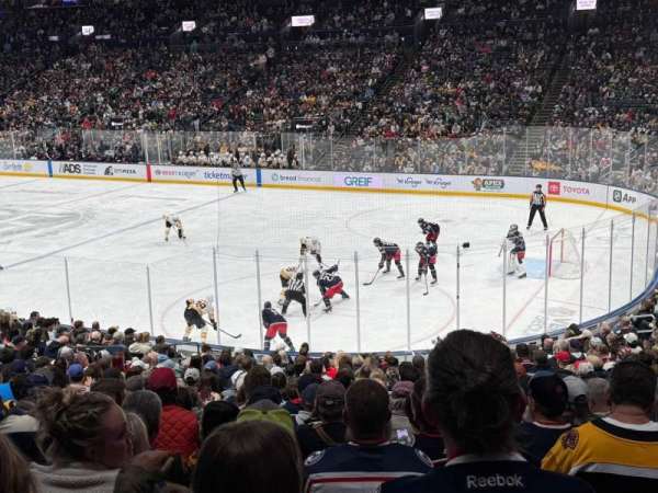 Nationwide Arena, section: 112, row: X, seat: 6