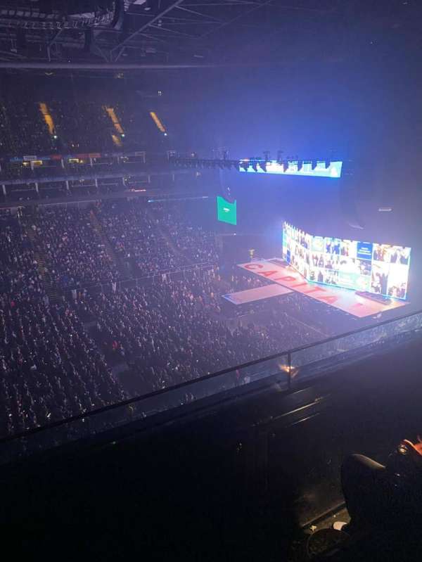 The O2, London, section: 419, row: B, seat: 905