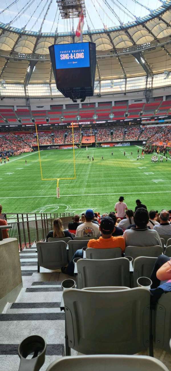 BC Place, section: 227, row: kk, seat: 1