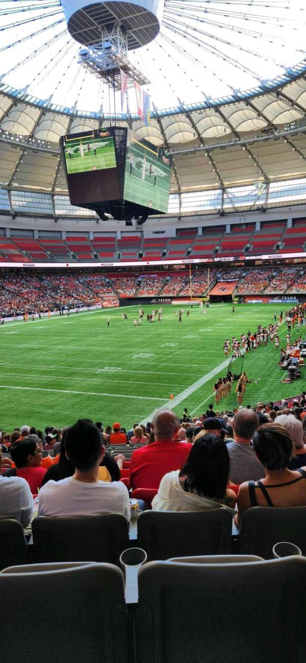 BC Place, section: 224, row: gg, seat: 8