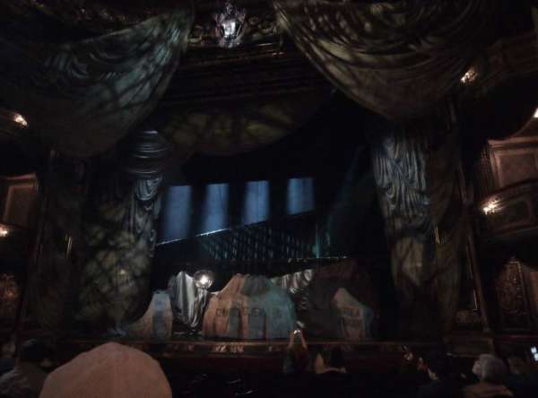 His Majesty's Theatre, London, section: Stalls, row: K, seat: 15