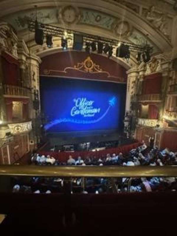 New Wimbledon Theatre, section: Dress circle, row: A, seat: 20