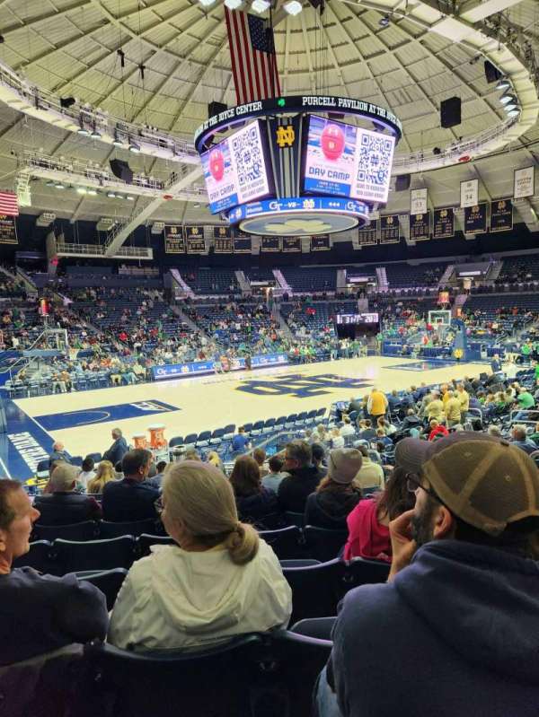 Purcell Pavilion, section: 3, row: 11, seat: 5