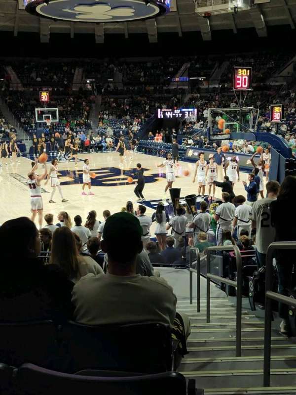 Purcell Pavilion, section: 7, row: 10, seat: 1