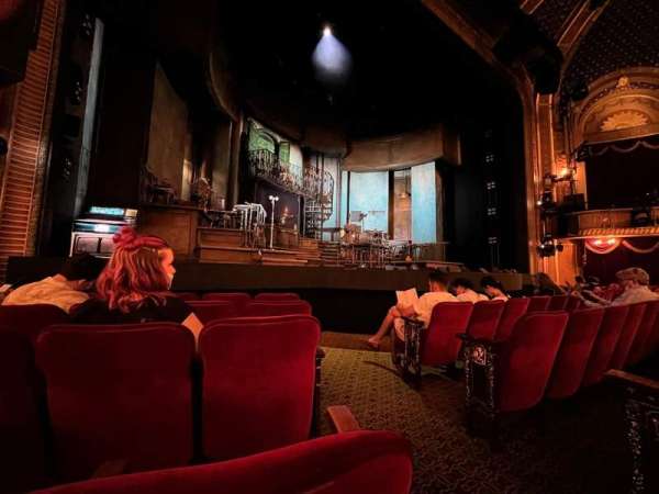 Walter Kerr Theatre, section: Orchestra L, row: F, seat: 1