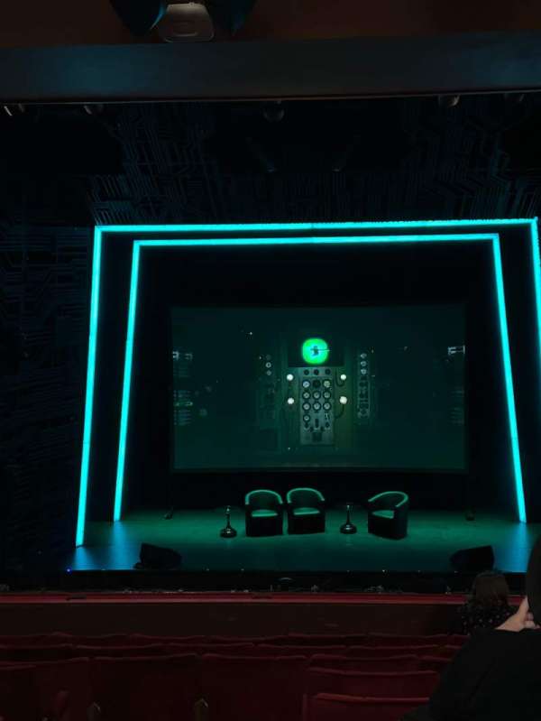 Adelphi Theatre, section: Dress Circle, row: J, seat: 18