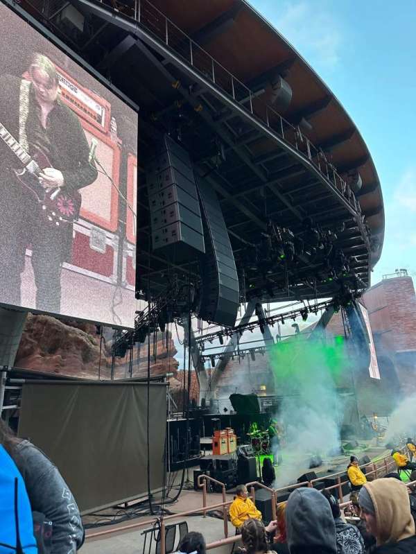 Red Rocks Amphitheatre, section: LEFT, row: 4, seat: 93