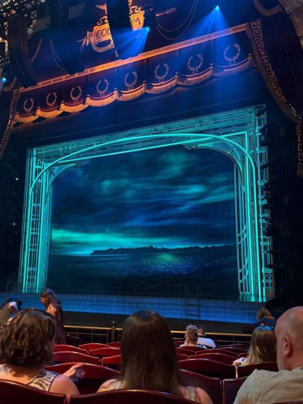 London Coliseum, section: Stalls, row: K, seat: 4