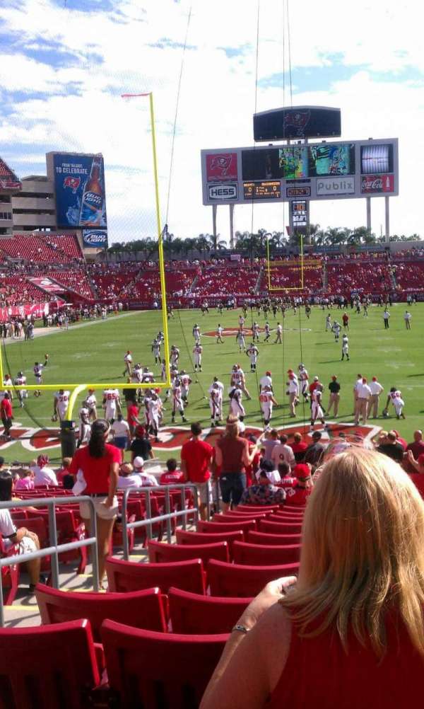 Raymond James Stadium, section: 149, row: Z, seat: 3