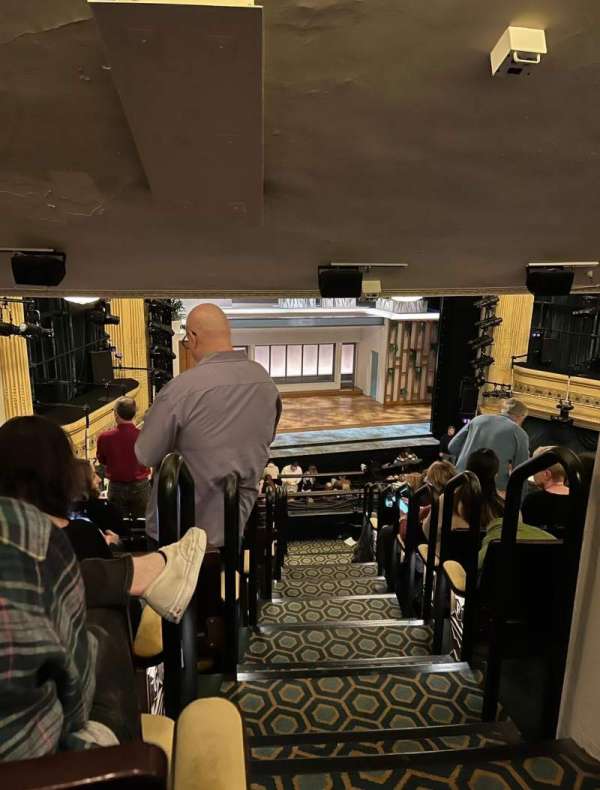 Hudson Theatre, section: Dress Circle L, row: J, seat: 1