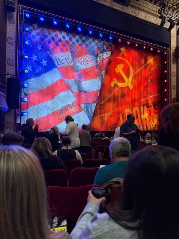 Imperial Theatre, section: Orchestra L, row: K, seat: 7