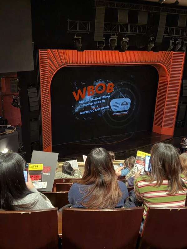 Marquis Theatre, section: Mezzanine L, row: G, seat: 21