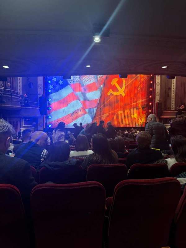 Imperial Theatre, section: Orchestra R, row: S, seat: 9