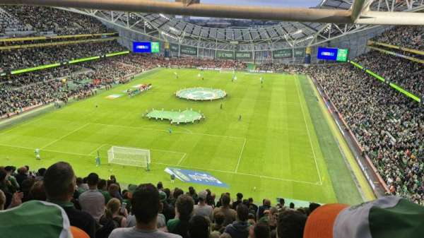 Aviva Stadium, section: 512, row: P, seat: 21