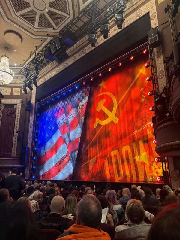 Imperial Theatre, section: Orchestra R, row: J, seat: 22