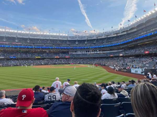 Yankee Stadium, section: 135, row: 12, seat: 6