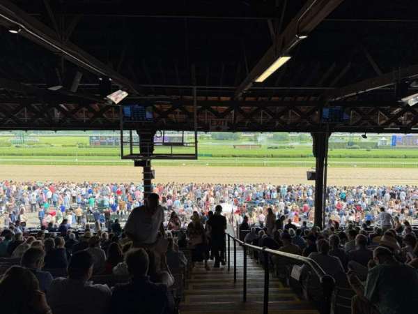 Saratoga Race Course, section: G, seat: 6