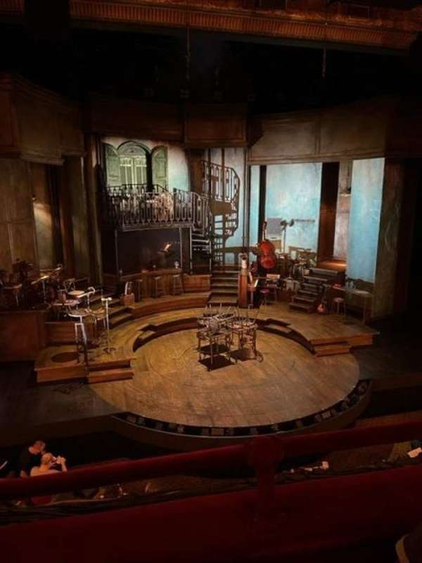 Walter Kerr Theatre, section: Mezzanine C, row: B, seat: 114