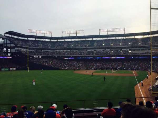 Globe Life Park in Arlington, section: 7, row: 6, seat: 1