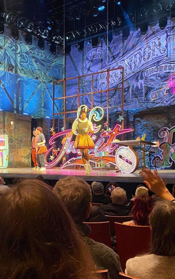 Stephen Sondheim Theatre, section: Orchestra R, row: H, seat: 10