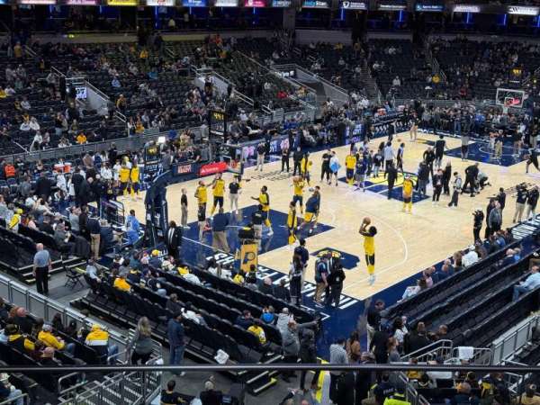 Gainbridge Fieldhouse, section: 120, row: 3, seat: 4