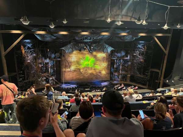 Gershwin Theatre, section: Rear Mezzanine C, row: K, seat: 101