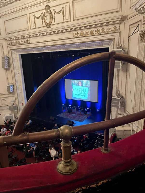 Wilbur Theatre, section: Balcony R, row: A, seat: 24