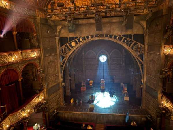 Palace Theatre, West End, section: Grand Circle, row: A, seat: 22 and 21
