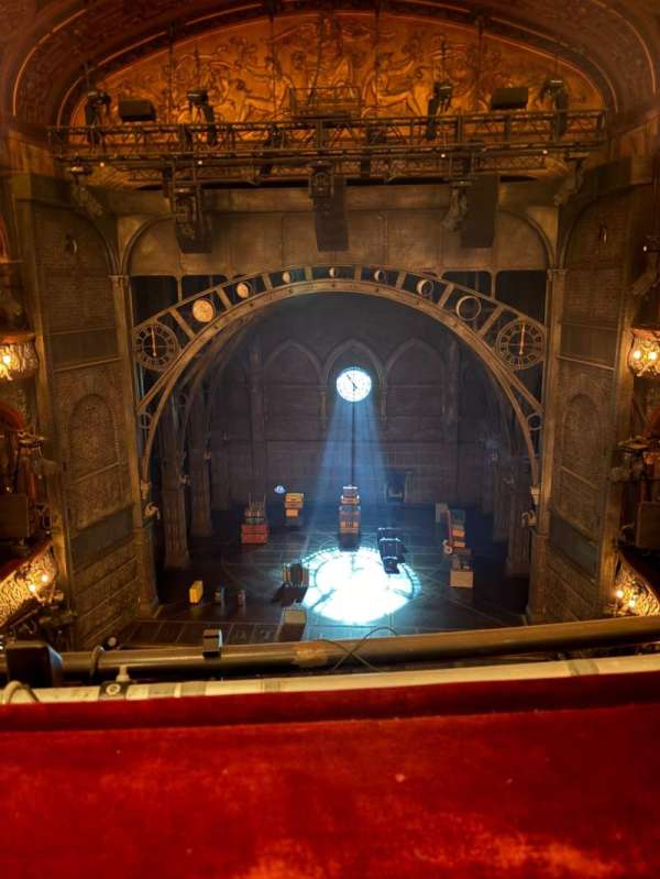 Palace Theatre, West End, section: Grand Circle, row: A, seat: 22 and 21